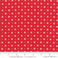 Little Snippets Floral Stitch Red
