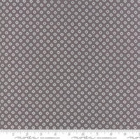 Pepper Flax Floral Lacy Polka Dot, Grey